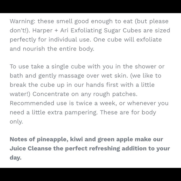 Exfoliating Sugar Cubes - Picture 2 of 3